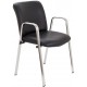 Pavilion Leather Stackable Conference Chair